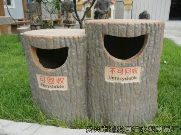 仿木垃圾桶