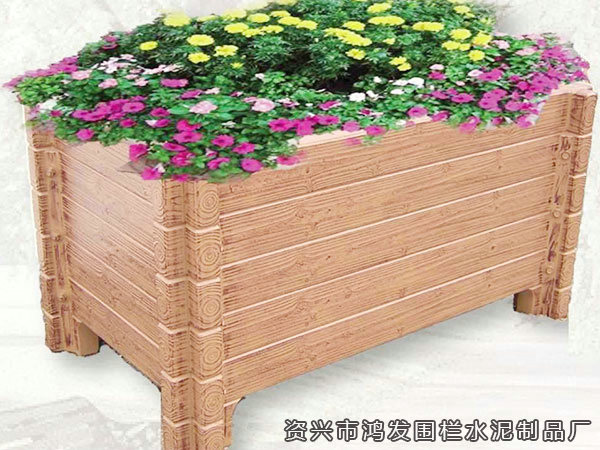 仿木花盆